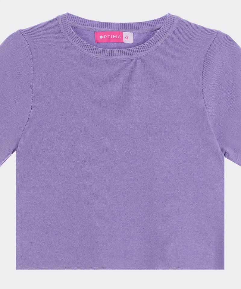 Suéter Manga Corta de Niña Juvenil