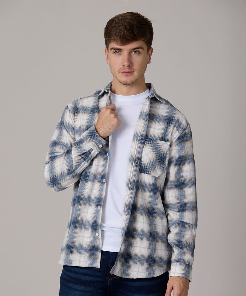 Camisa Manga Larga de Caballero