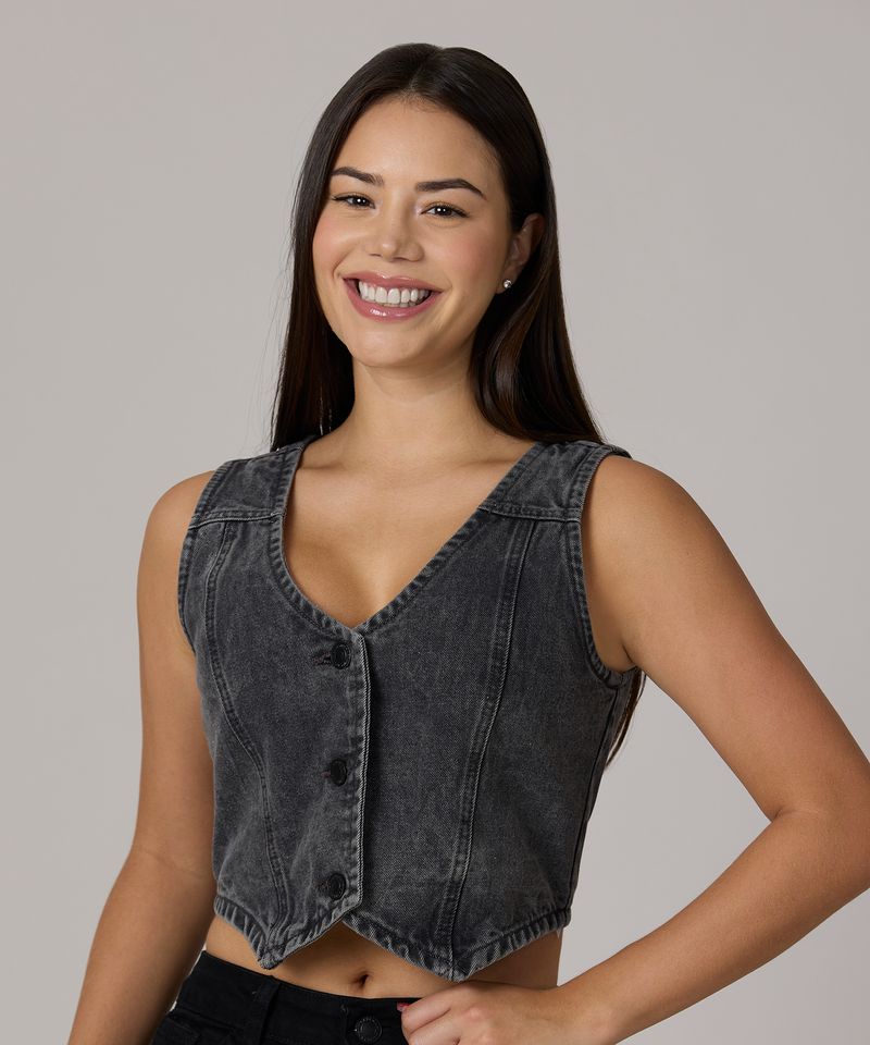 Chaleco de Mezclilla Dama