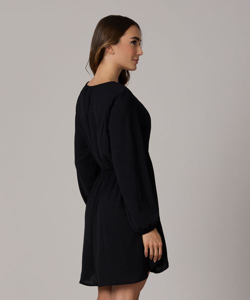 Vestido Manga Larga  de  Dama