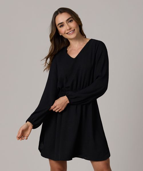 Vestido Manga Larga  de  Dama