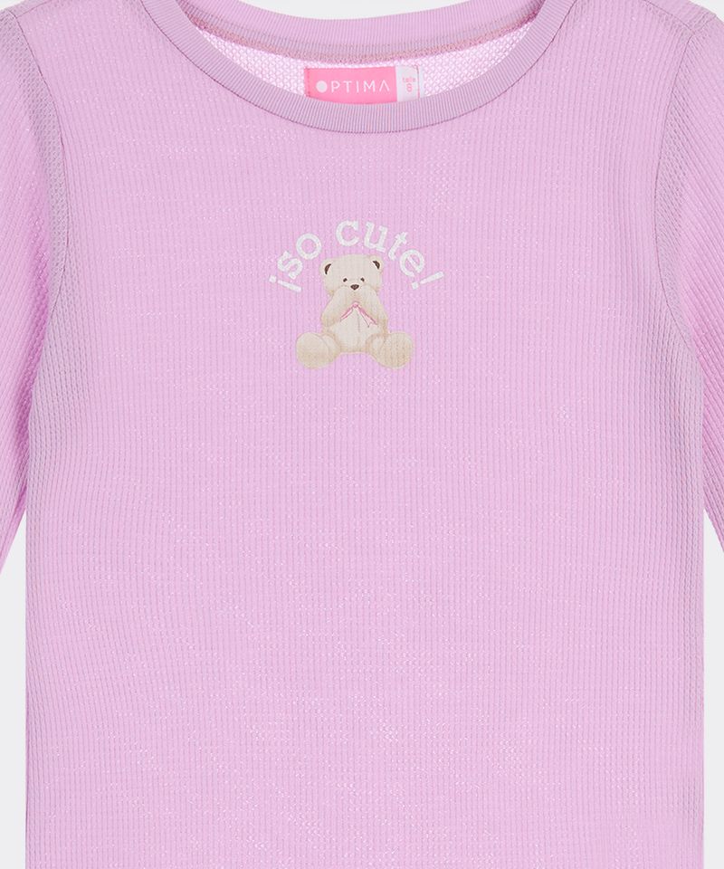 Set Pijama Pantalón y Playera de Niña Infantil