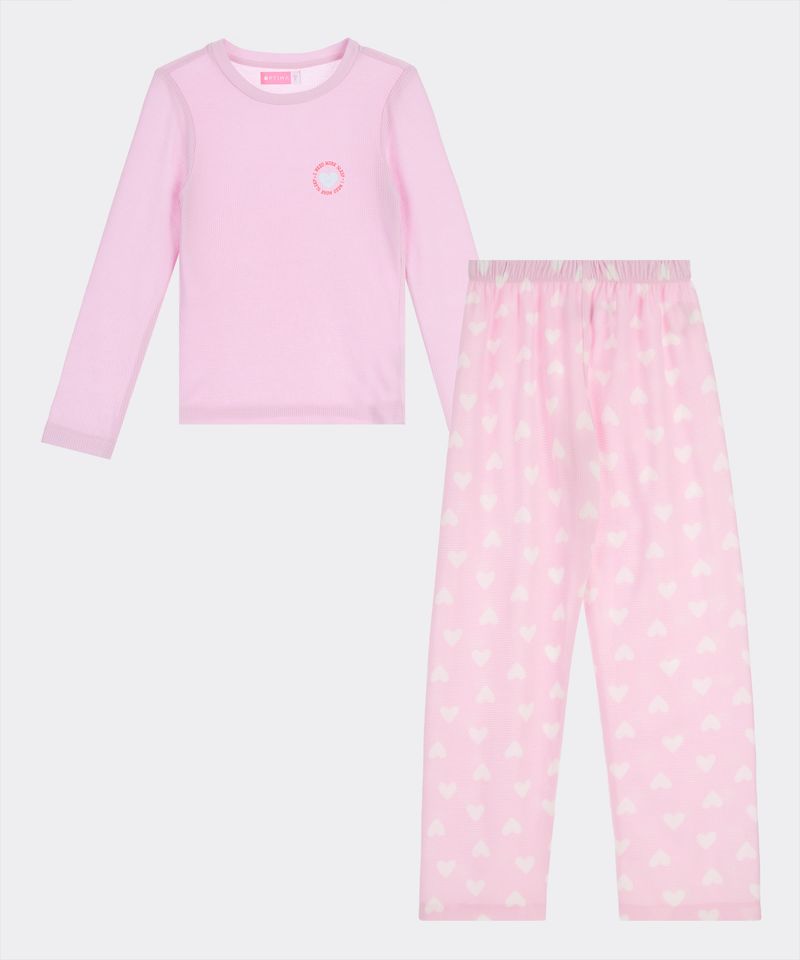 Set Pijama Pantalón y Playera de Niña Infantil