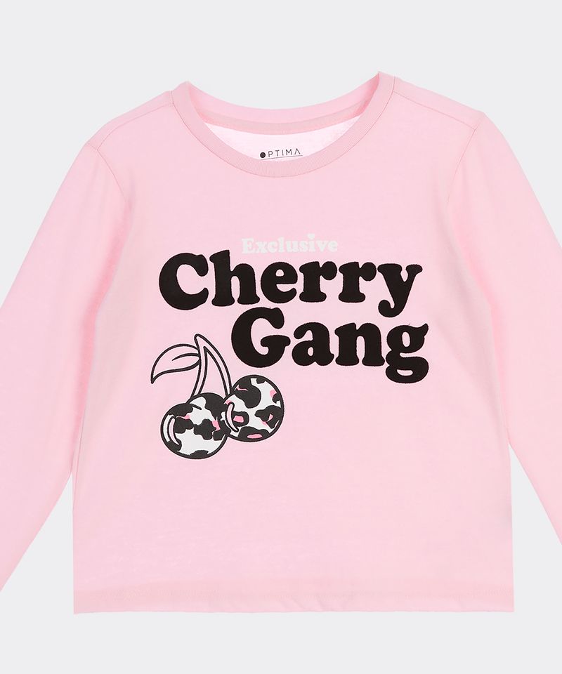 Playera Manga Larga de Niña Infantil