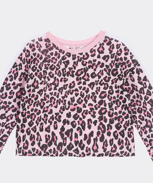 Playera Manga Larga  de  Niña Infantil