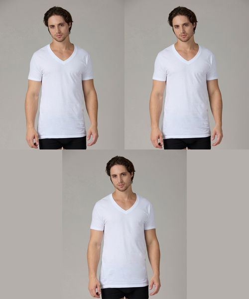 3 Pack Camiseta  de  Caballero