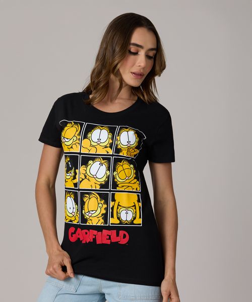 Playera de Licencia Garfield de  Dama