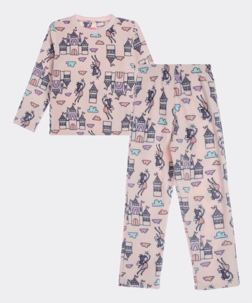 Set Pijama Polar  de  Niña Infantil