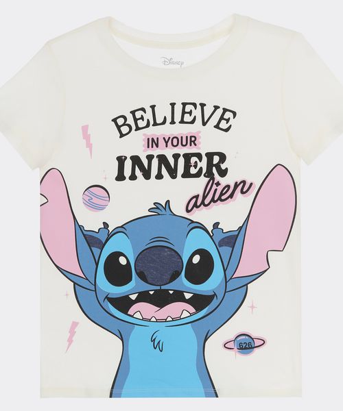 Playera de Licencia Stitch de  Niña Juvenil