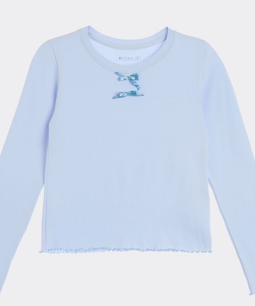 Playera Manga Larga  de  Niña Infantil