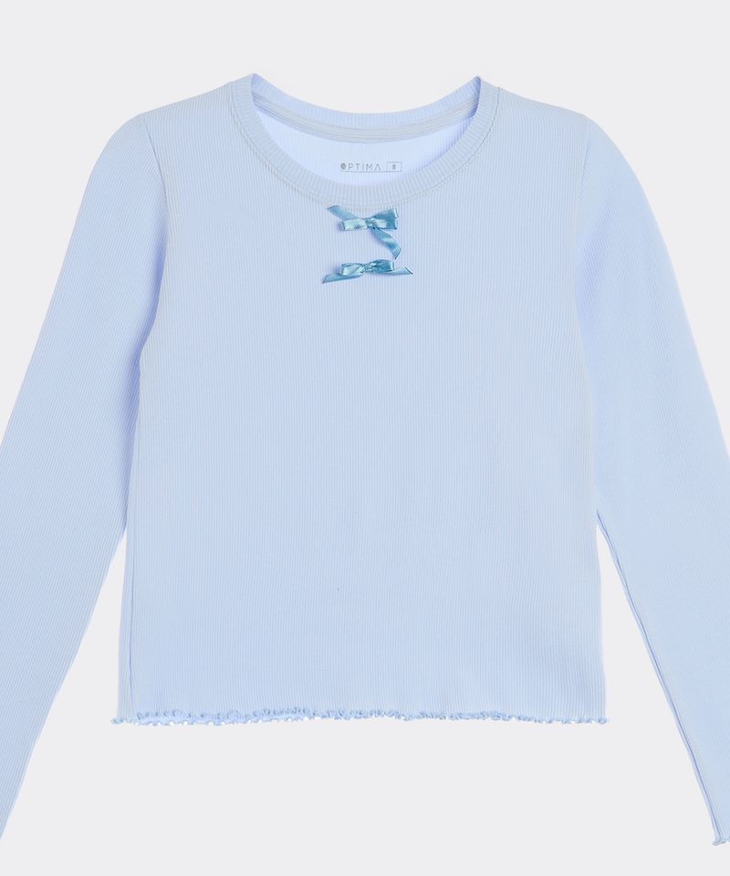 Playera Manga Larga de Niña Infantil