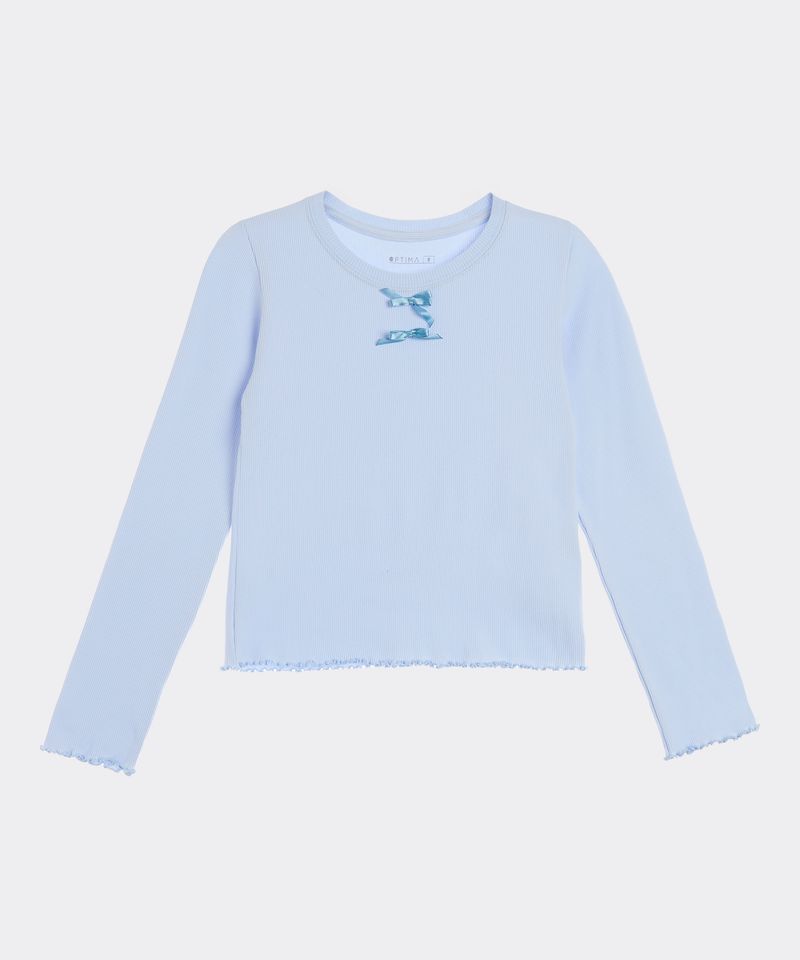 Playera Manga Larga de Niña Infantil