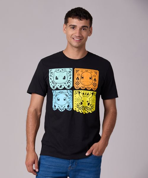 Playera de Licencia Pokemon de  Caballero