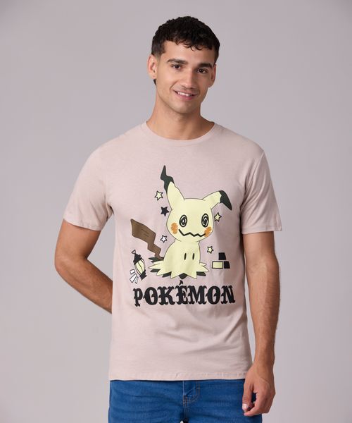Playera de Licencia Pokemon de  Caballero