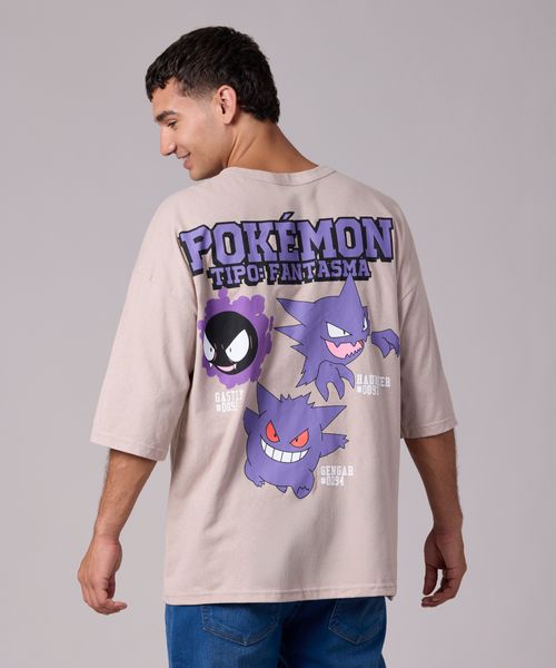 Playera de Licencia Pokemon de  Caballero