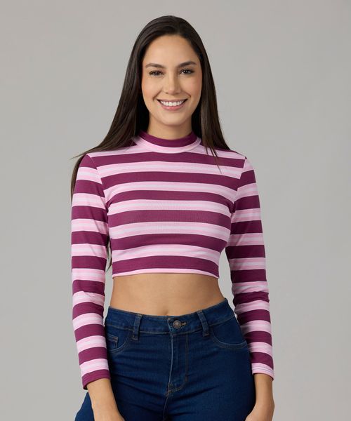 Playera Manga Larga  de  Dama