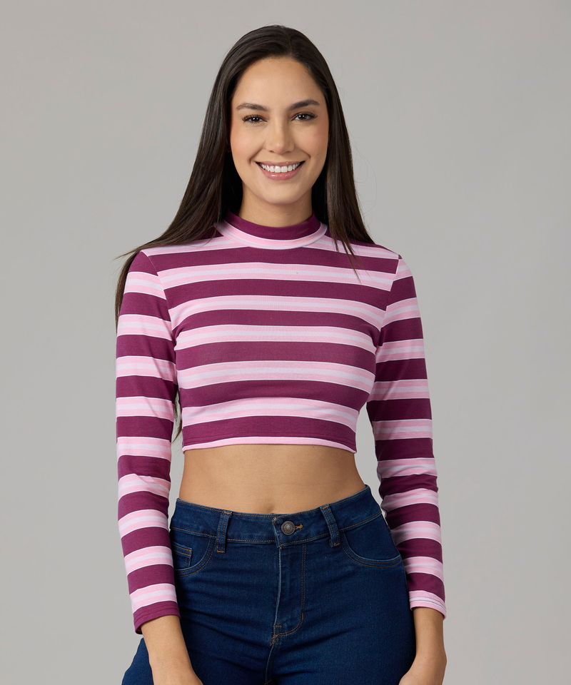 Playera Manga Larga de Dama