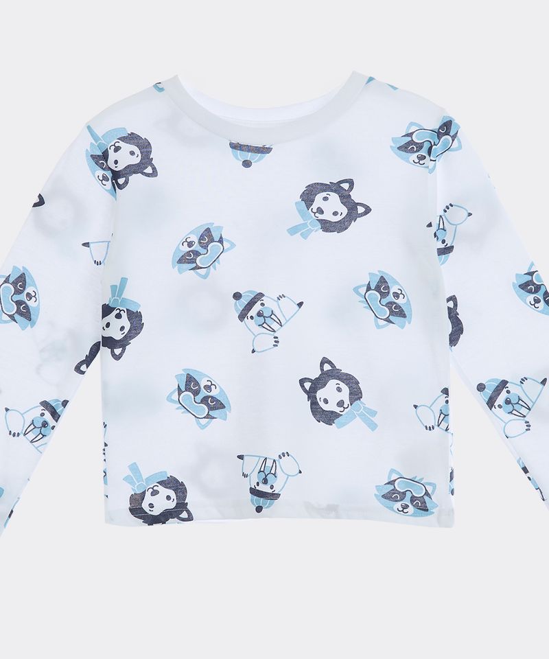 Playera Manga Larga de Bebo Años