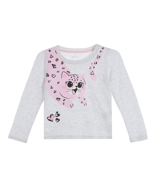 Playera Manga Larga  de  Beba Años