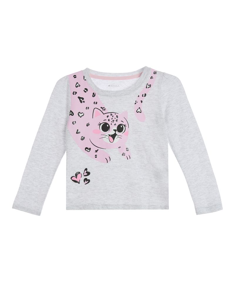 Playera Manga Larga de Beba Años