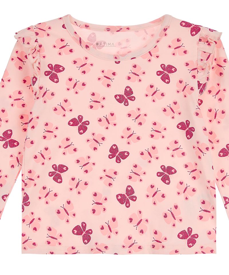 Playera Manga Larga de Beba Años