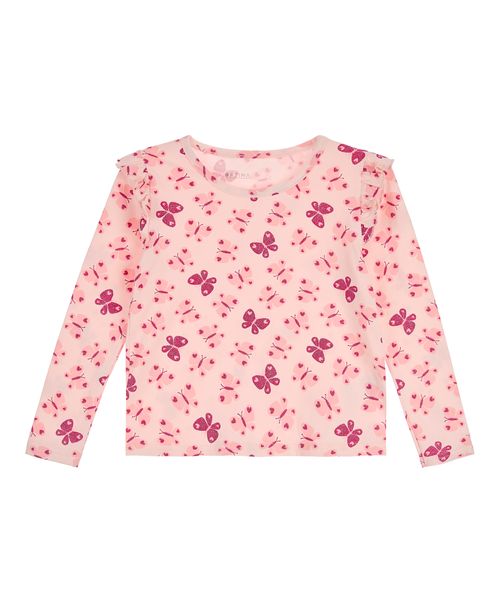 Playera Manga Larga  de  Beba Años