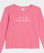 Playera Manga Larga de Niña Infantil