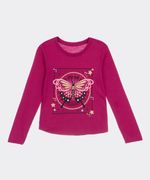 Playera Manga Larga de Niña Infantil