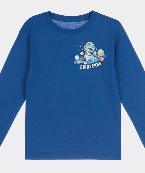 Playera Manga Larga  de  Niño Infantil