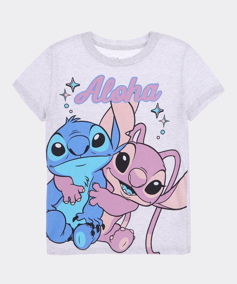Playera de Licencia Stitch de Niña Infantil