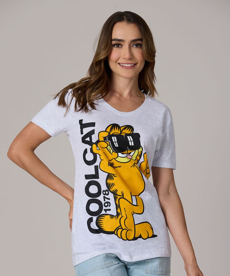 Playera de Licencia Garfield de Dama