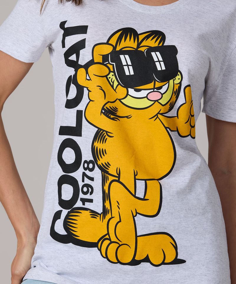 Playera de Licencia Garfield de Dama
