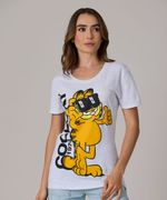 Playera de Licencia Garfield de Dama