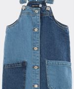 Overol Corto  de  Mezclilla Niña Infantil