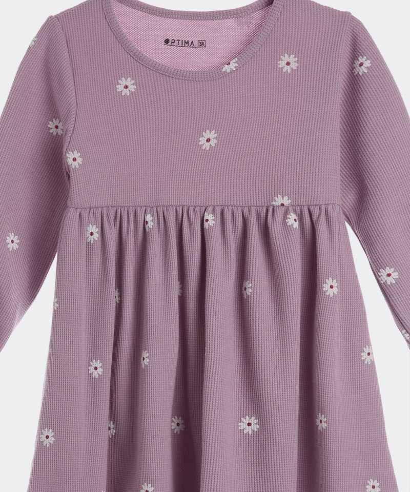 Vestido Manga Larga  de  Beba Años