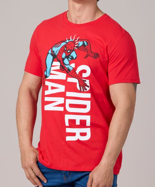 Playera de Licencia Spiderman de  Caballero