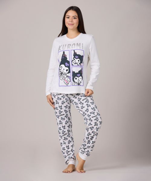 Set Pijama Pantalón y Playera Kuromi de  Dama