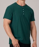 Playera Henley de Caballero