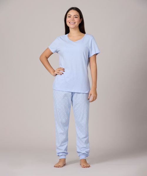 Set Pijama Pantalón y Playera  de  Dama