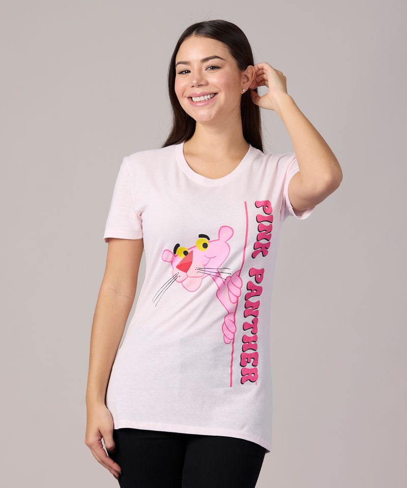 Playera de Licencia Pink Panter de Dama