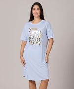 Camisón Manga Corta de Dama