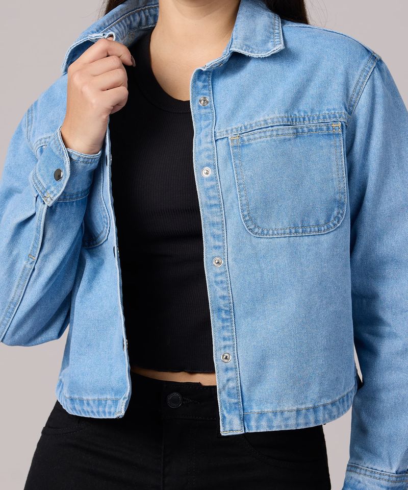 Sobre Camisa de Mezclilla Dama