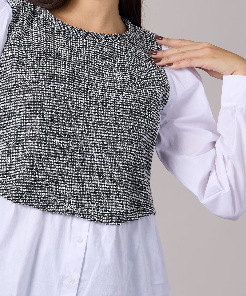 Blusa Manga Corta de Dama