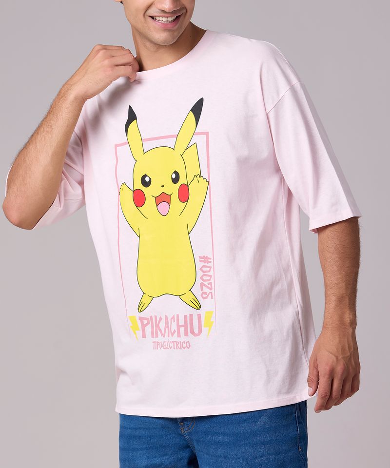Playera de Licencia Pokemon de Caballero