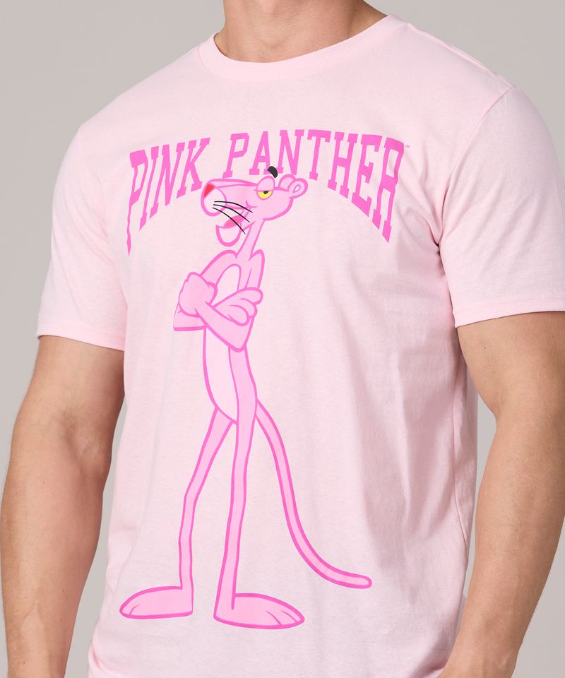 Playera de Licencia Pink Panter de Caballero
