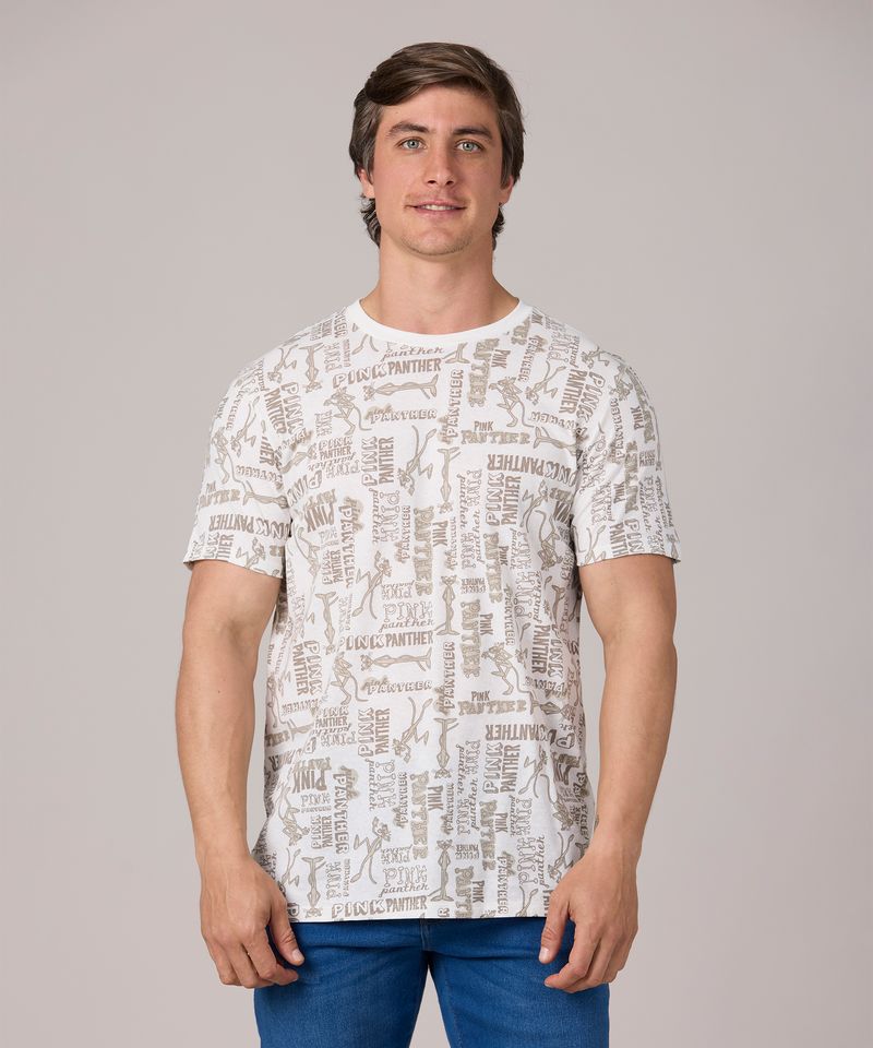 Playera de Licencia Pink Panter de Caballero