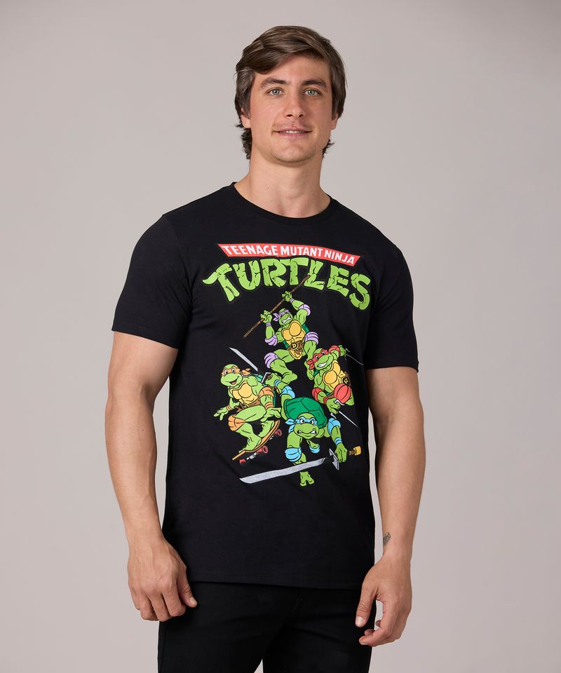 Playera de Licencia Tortugas Ninja de Caballero