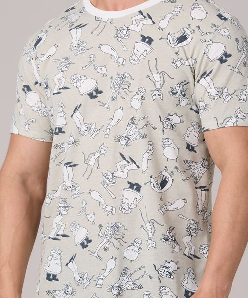 Playera de Licencia Cartoon de  Caballero