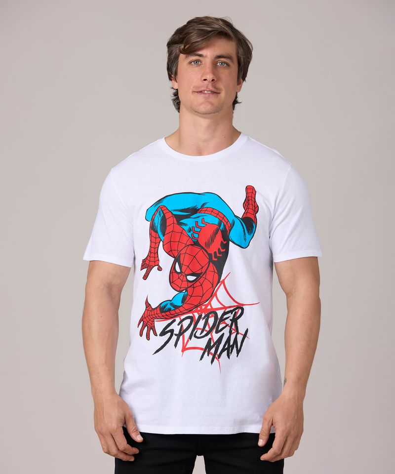 Playera de Licencia Spiderman de Caballero