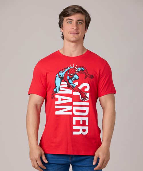Playera de Licencia Spiderman de  Caballero